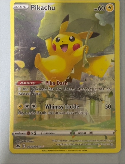2023 Pokémon Crown Zenith: Galarian Gallery #GG30 Pikachu — front