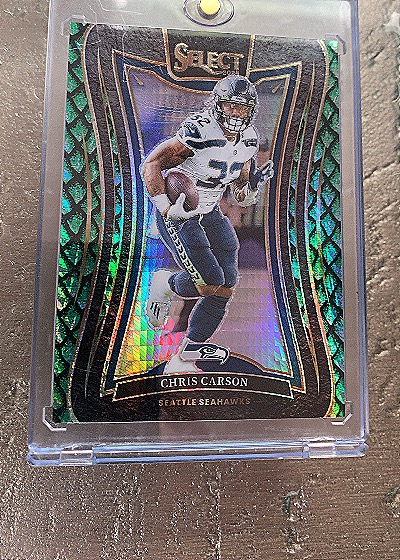 2024 Panini Select Football #318 Chris Carson — front