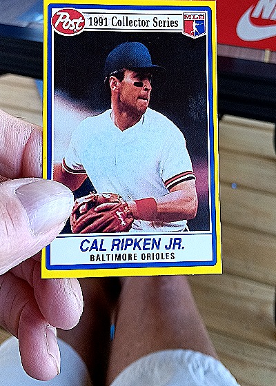 1991 Post #19 Cal Ripken Jr. Baltimore Orioles — front