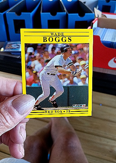 1991 Fleer #86 Wade Boggs — front