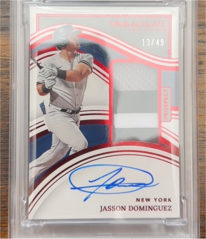 2023 Panini Immaculate Collection #13 Jasson Dominguez — front