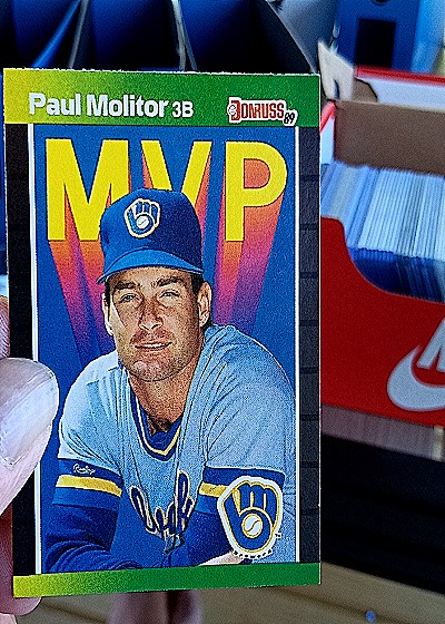 1989 Donruss MVP #BC-9 Paul Molitor — front