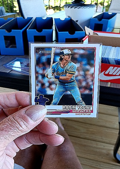2025 Topps Heritage 1976 Redefined #76R-10 Robin Yount — front