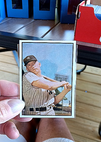 1989 Bowman Reprint Inserts #6 Mickey Mantle — front