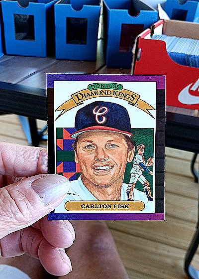 1988 Donruss Diamond Kings #7 Carlton Fisk — front