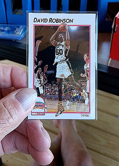 1991-92 NBA Hoops #41 David Robinson — front