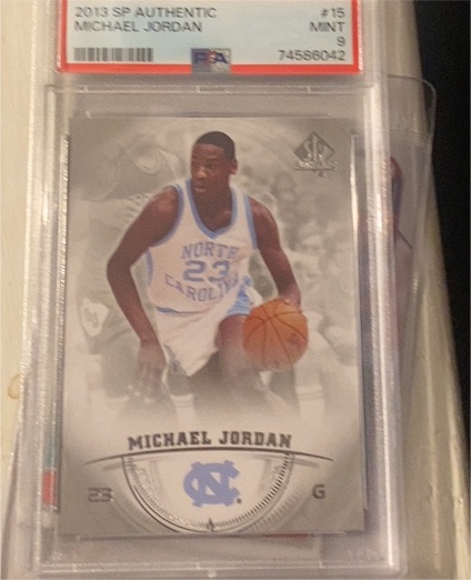 2013-14 Upper Deck SP Authentic #15 Michael Jordan — front