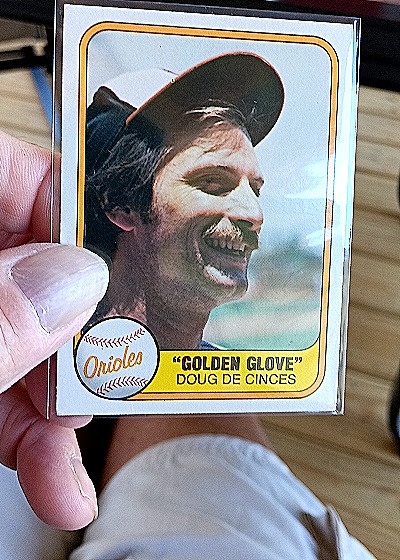 1981 Fleer #195 Doug DeCinces — front