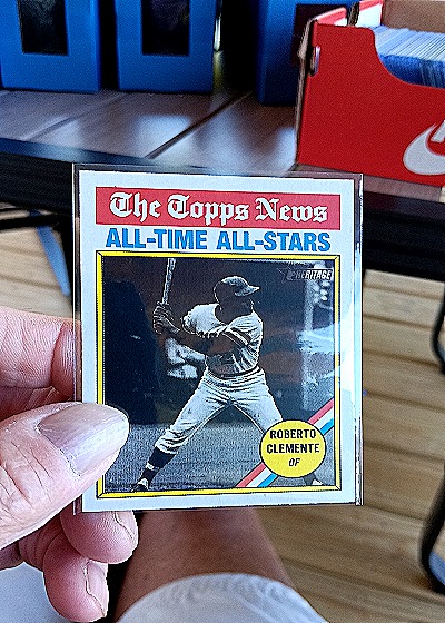 2025 Topps Heritage #345 All-Time All-Stars Roberto Clemente — front