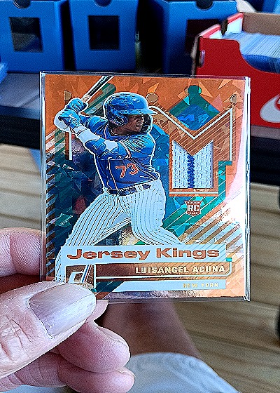 2025 Panini Donruss Jersey Kings #JK-LA Luisangel Acuna — front