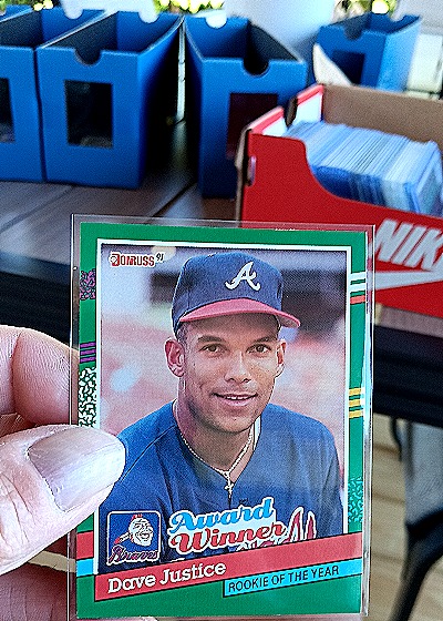 1991 Donruss #683 Dave Justice — front