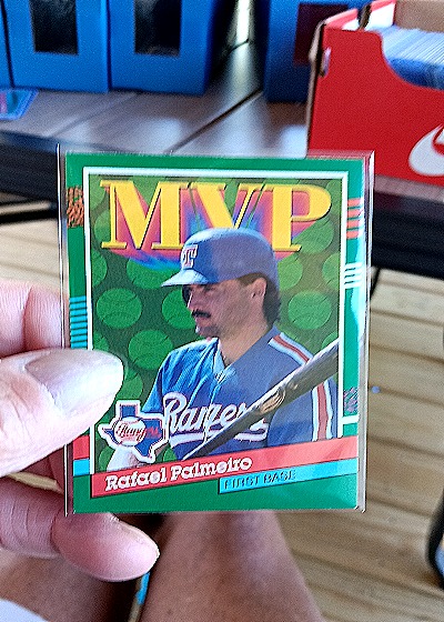 1991 Donruss/Leaf MVP #394 Rafael Palmeiro — front