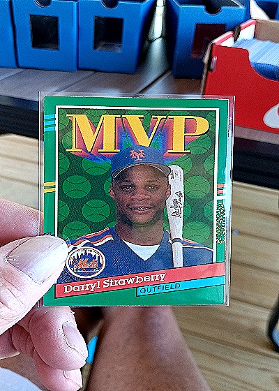 1990 Donruss MVP #408 Darryl Strawberry — front