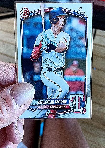 2025 Bowman Prospects #BP-129 Malcolm Moore — front