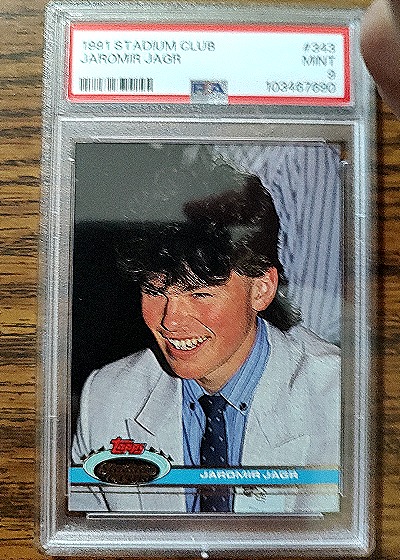 1991 Topps Stadium Club #343 Jaromir Jagr — front