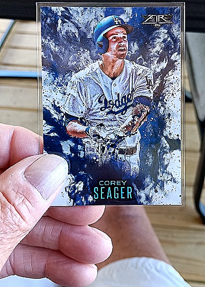 2016 Topps Update #F-11 Corey Seager Fire — front