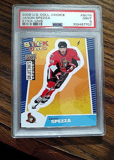 2009 Upper Deck Collector's Choice #SU19 Jason Spezza Stick-Ums — front