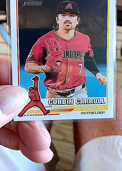 2025 Topps Heritage #76R-25 Corbin Carroll — front
