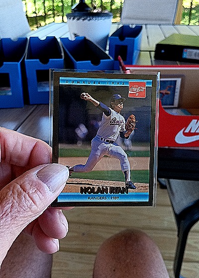 1992 Donruss Coca-Cola #23 Nolan Ryan Texas Rangers — front