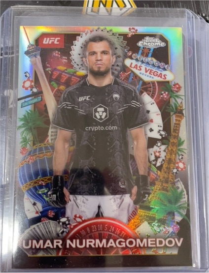 2025 Topps Chrome UFC #TNS-4 Umar Nurmagomedov Titans — front