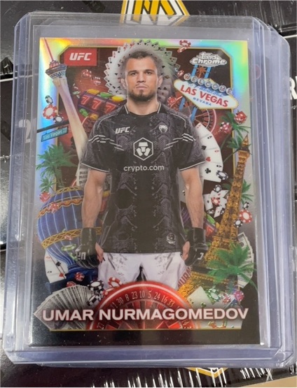 2025 Topps Chrome UFC #TNS-4 Umar Nurmagomedov Titans — front