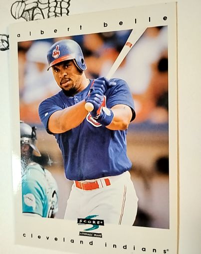 1997 Score #12 Albert Belle — front