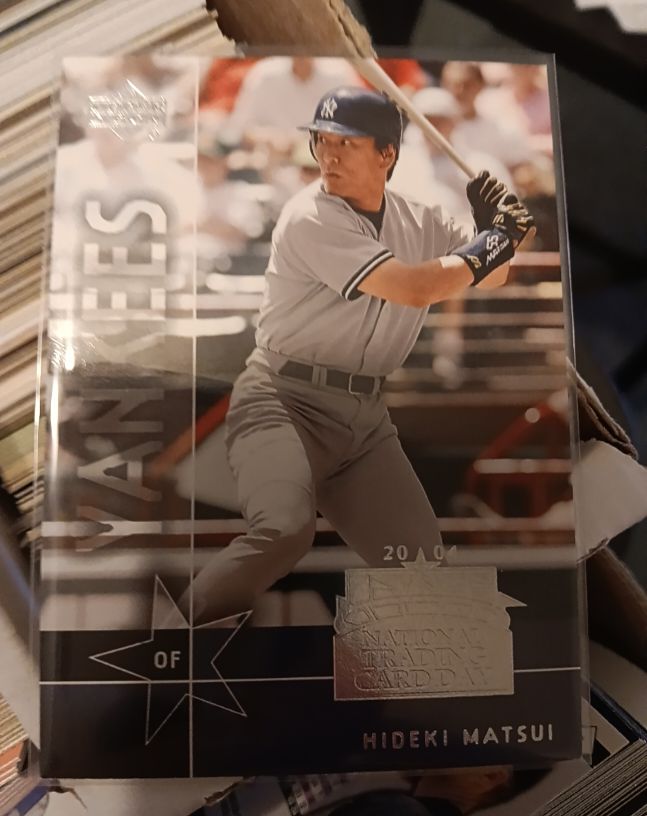 2004 Upper Deck National Trading Card Day #UD-2 Hideki Matsui — front