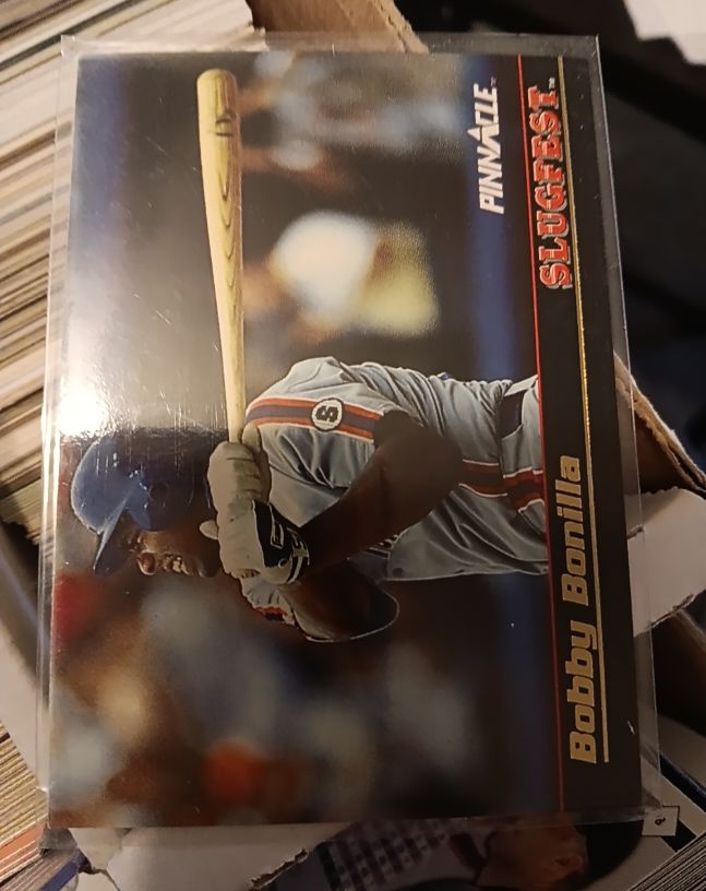 1992 Pinnacle Slugfest #6 Bobby Bonilla — front