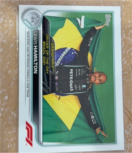 2022 Topps Formula 1 #190 Lewis Hamilton — front