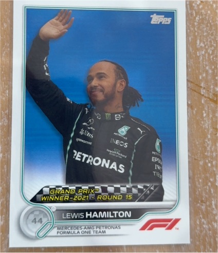 2022 Topps Formula 1 #165 Lewis Hamilton — front
