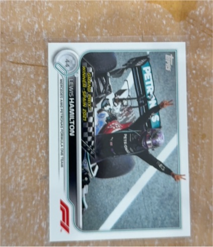 2022 Topps Formula 1 #154 Lewis Hamilton — front