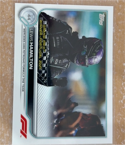 2022 Topps Formula 1 #153 Lewis Hamilton — front