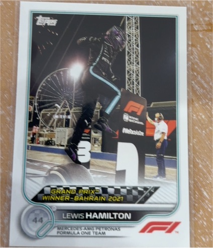 2022 Topps Formula 1 #151 Lewis Hamilton — front