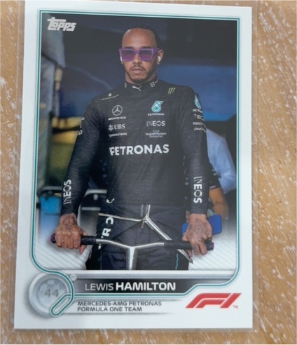 2022 Topps Formula 1 #8 Lewis Hamilton — front