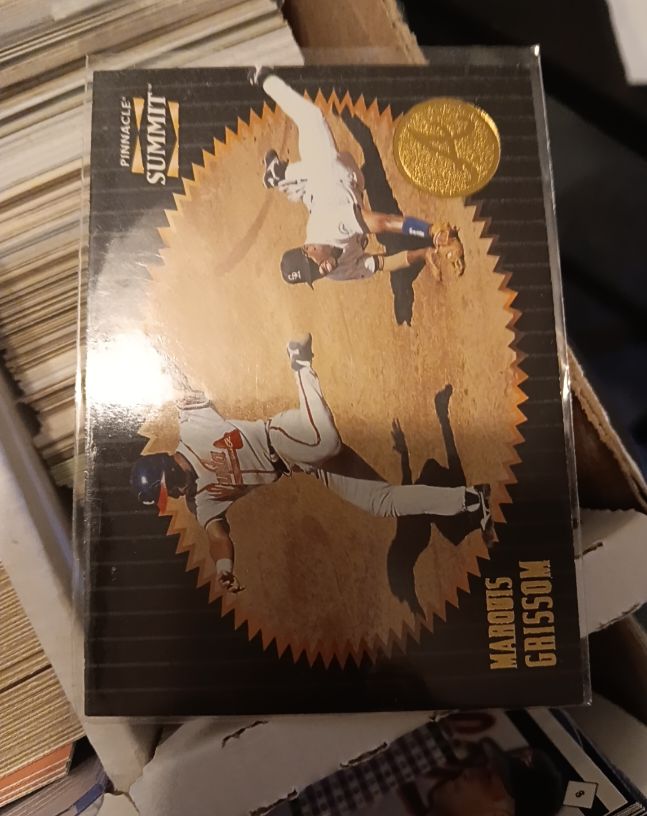 1996 Pinnacle Summit #83 Marquis Grissom — front