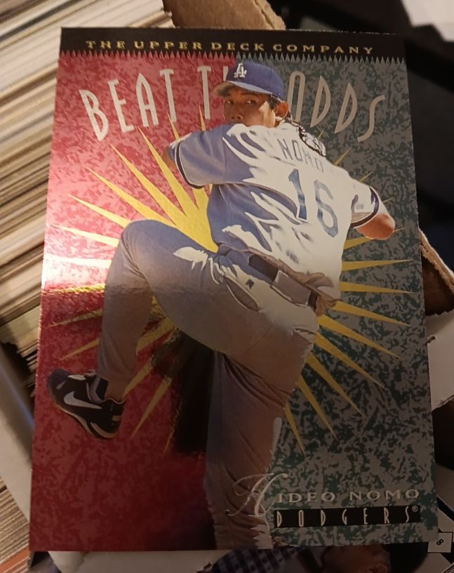 1996 Upper Deck Beat The Odds #150 Hideo Nomo — front
