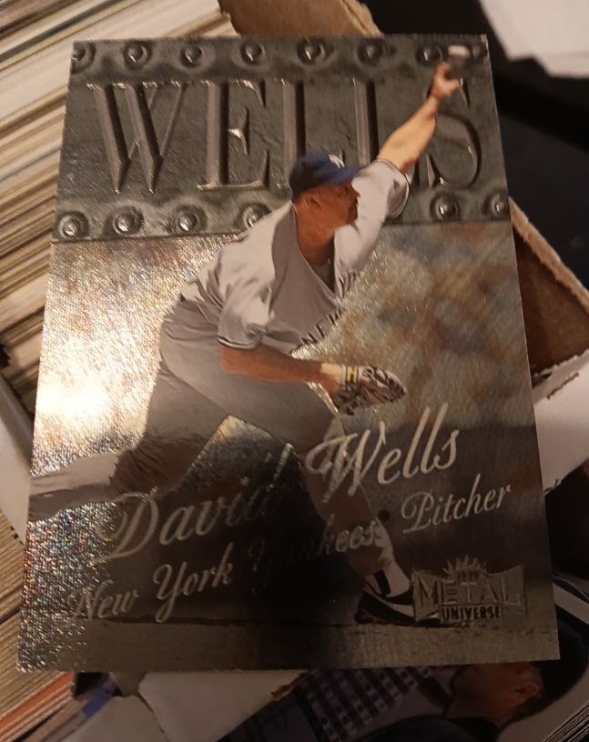 1999 Skybox Metal Universe #205 David Wells — front
