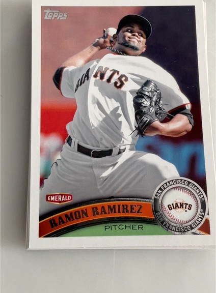 2011 Topps Emerald Ramon Ramirez — front