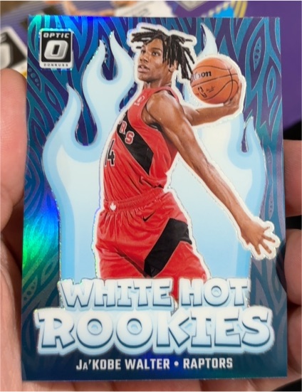 2024-25 Panini Donruss Optic #13 Ja'Kobe Walter White Hot Rookies — front
