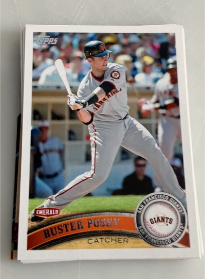 2011 Topps #335 Buster Posey — front