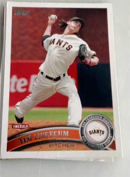 2011 Topps #590 Tim Lincecum — front