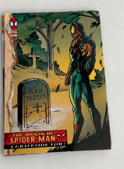 1994 Fleer The Amazing Spider-Man #132 A Graveside Vow — front