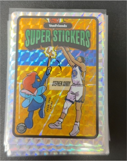 2025 VeeFriends Manga Super Stickers Stephen Curry Crossovers Fearless Fairy — front
