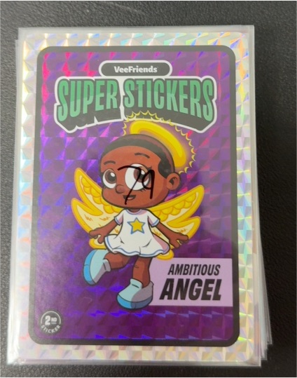2025 VeeFriends Manga Series SuperStickers Ambitious Angel — front