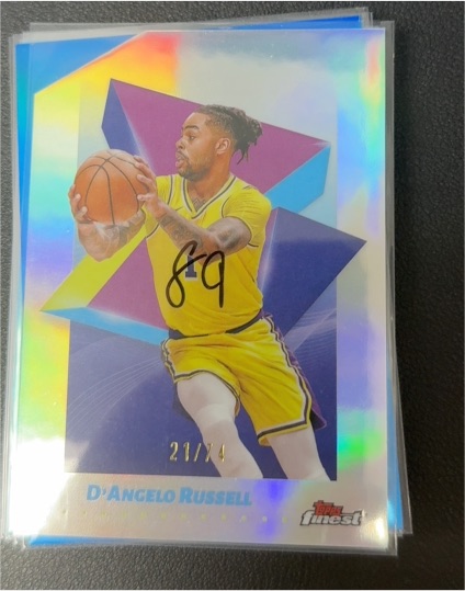 2024-25 Topps Finest #21 D'Angelo Russell — front