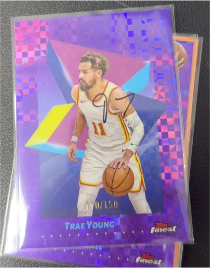 2024-25 Topps Finest #2 Trae Young — front