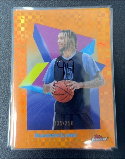 2024-25 Topps Finest #035 Brandon Clarke — front