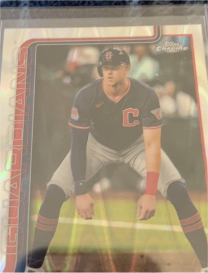 2025 Topps Chrome #32 Nolan Jones Cleveland Guardians — front