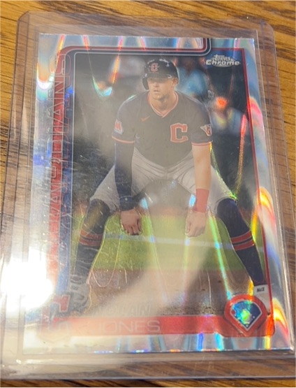 2025 Topps Chrome #32 Nolan Jones — front