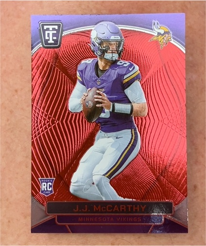 2024 Panini Totally Certified #127 J.J. McCarthy — front